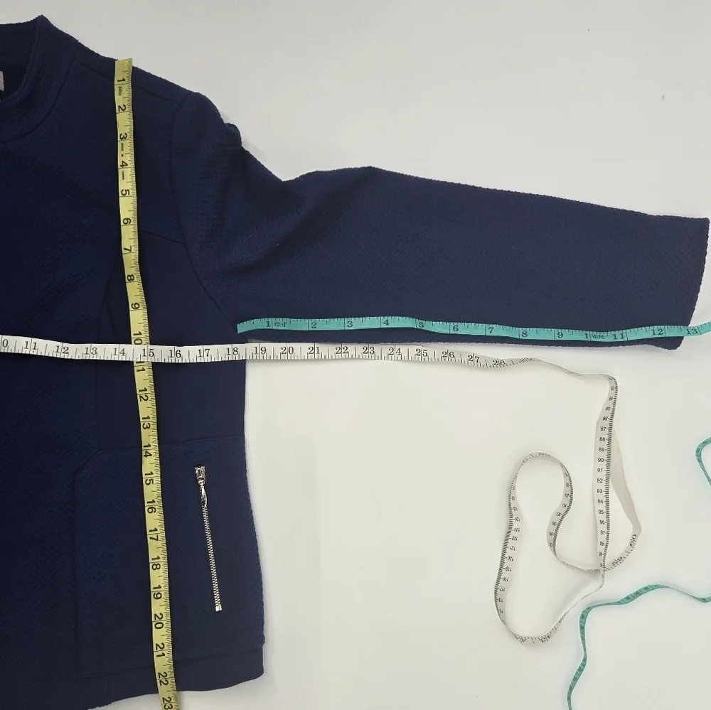 Chico's Zip-Up Career Blazer Size: 1